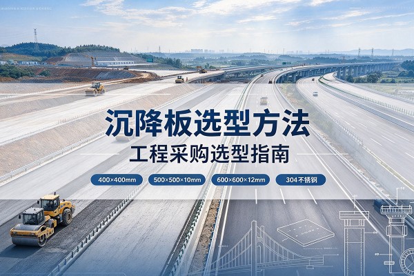 凌河沉降板选择方法