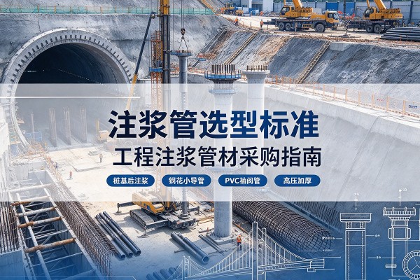 凌河注浆管选型标准