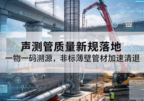 凌河声测管质量新规落地，一物一码溯源，非标薄壁管材加速清退