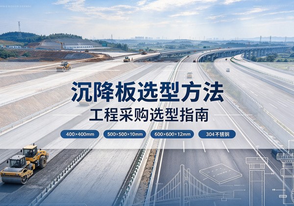 凌河沉降板选择方法
